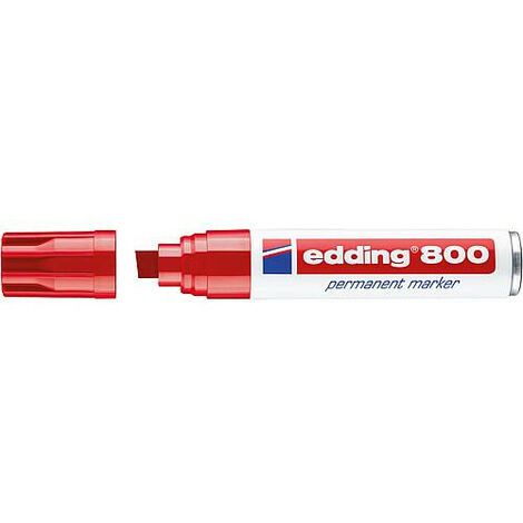 Marqueur Permanentmarker 800 rouge largeur de trait 4 - 12 mm pointe grisote