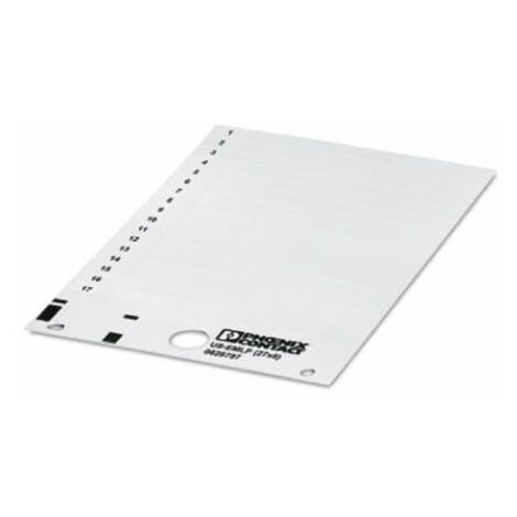 Marqueur pour panneau Phoenix Contact 0828797 ( Prix pour Boîte de 10 )