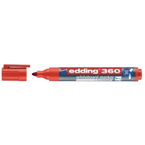 Marqueur pour tableaux blancs Edding 360 ( 9000487701 ) rouge 10 pièces