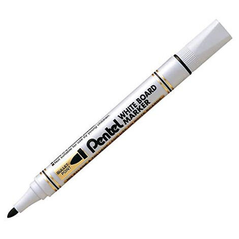 Marqueur Tableau Blanc Pentel MW85 Noir - Pointe Ronde 4.4 mm