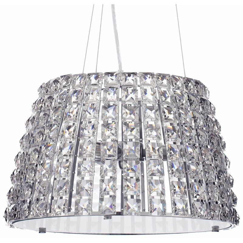 Image of Marquis by Waterford Moy Ceiling Pendant Bathroom 3 Light - Clear Litecraft