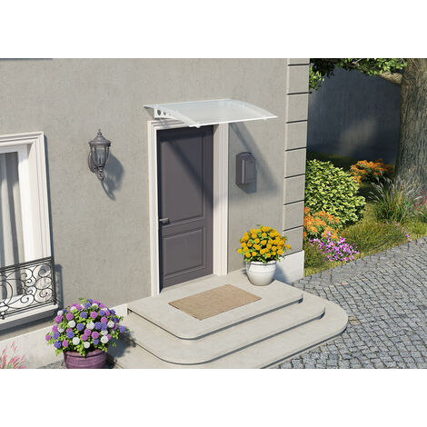 Marquise blanche LYRA 1350 double paroi