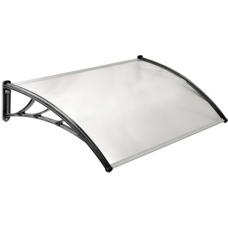 Marquise de porte / auvent de porte - 80 x 120 - Translucide