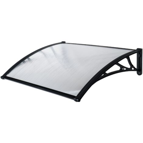 Marquise en polycarbonate Werkapro 80 x 150 cm