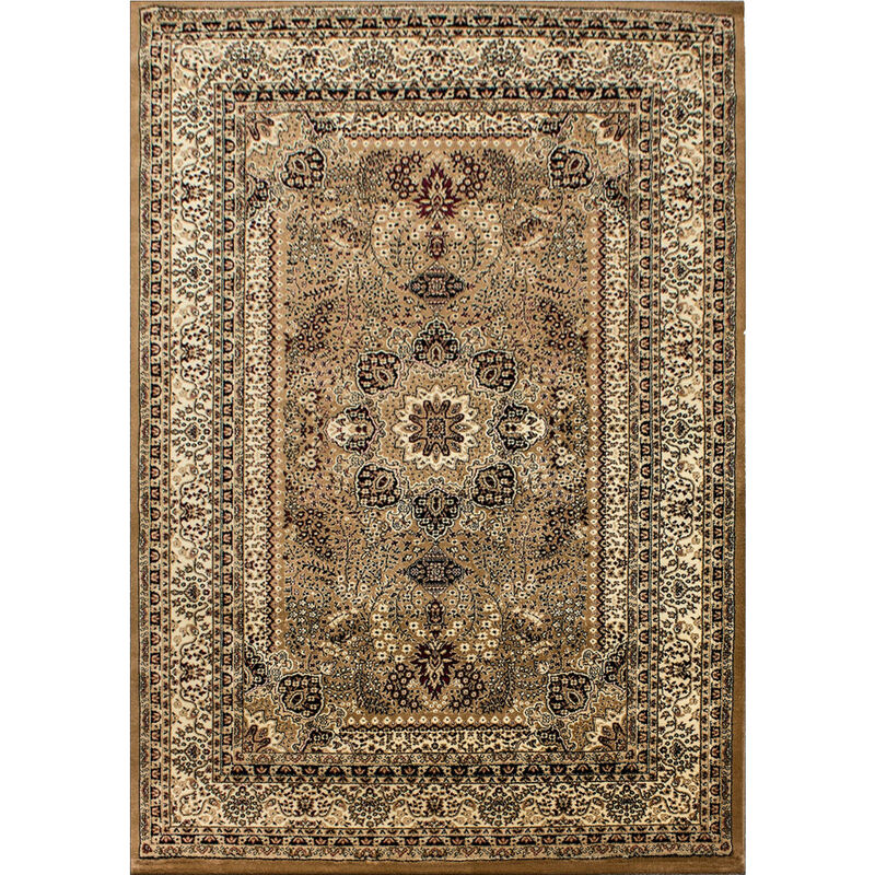 Marrakesh - Tapis Salon Chambre Oriental Marocain Classique (Beige - 300x400cm)