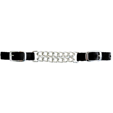 marrone - Barbozzale in nylon con doppia catena