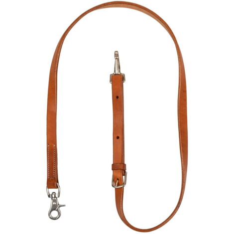 Marrone chiaro Oliato - Tie down in cuoio grasso