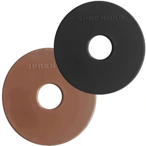 marrone - Rosette per morsi in silicone mm 95