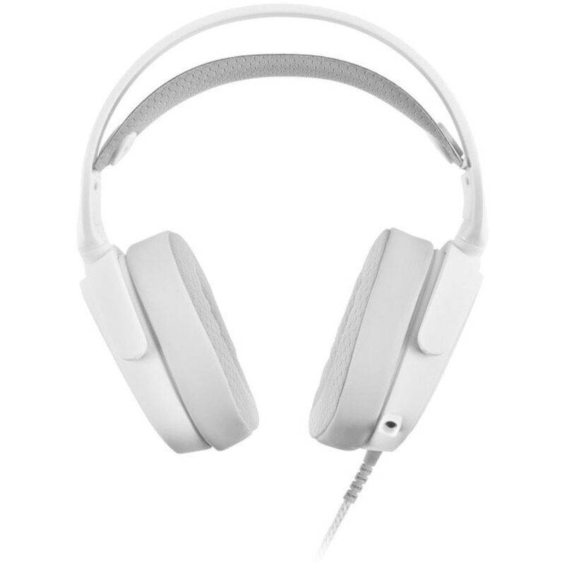 

auriculares hi-fi con cable micrfono extrable control de volumen iluminacin rgb flow blanco - Mars Gaming