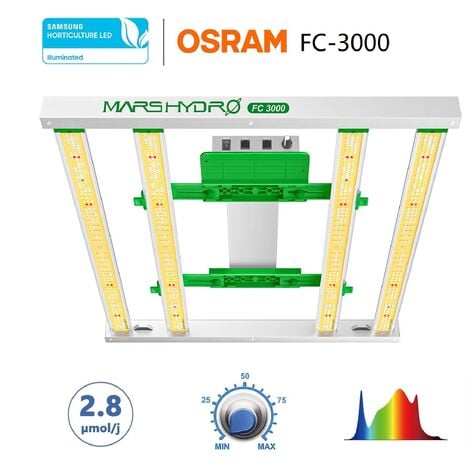 Mars Hydro FC 3000 LED Grow Light Samsung LED Vollspektrum Zimmerpflanzen Indoor Indoor LED lampe for Veg Flower