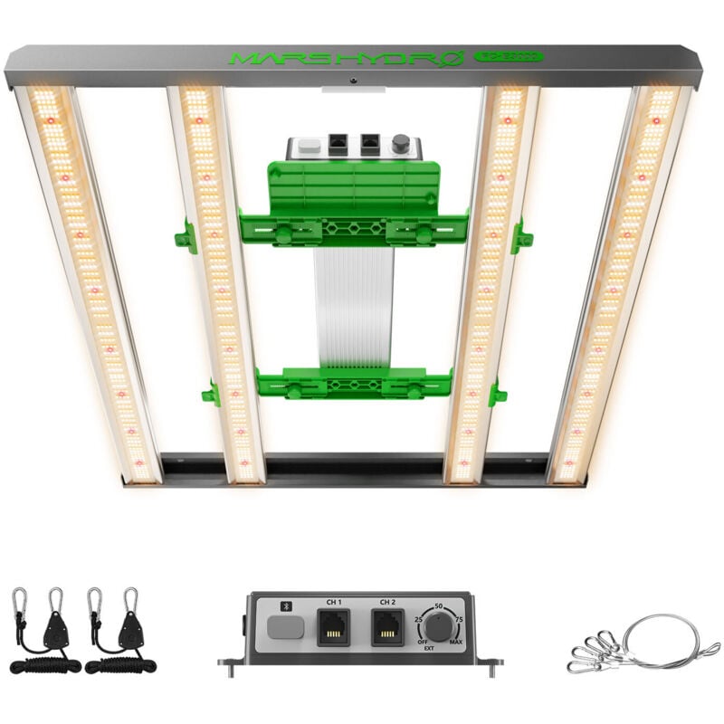 Lampe led pour plantes Mars Hydro Smart Dimmable fc-e 3000 300W pour tente végétale 100x100cm