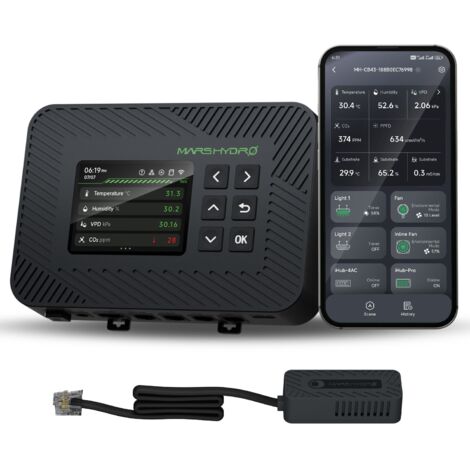Mars Hydro iController 2.0 Smart Environmental Control System Feuchte App basé sur