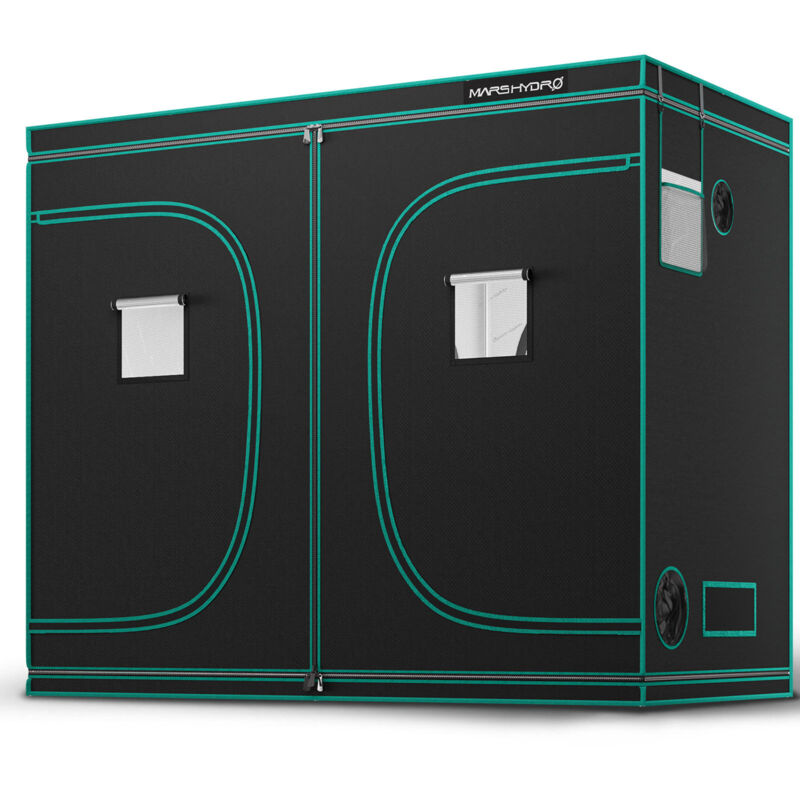 Mars Hydro 240x120x200cm Growbox Tente de culture Tente de culture pour plantes d'intérieur Chambre de culture Chambre noire Armoire de culture Serre