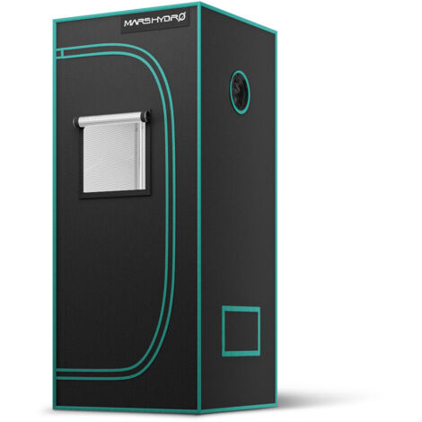 Mars Hydro – Tente de culture 60x60x140 cm – Chambre noire 1680D – Structure robuste pour environnement contrôlé – Pour plantes d'intérieur