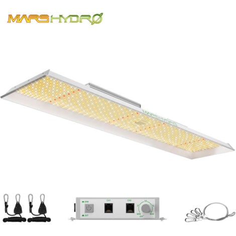 Mars Hydro TSL 2000 Lampe de Croissance LED Spectre Complet Dimmable pour Box de Culture 120x60x180cm Chambre de Plantation Graines Légumes Fleurs Haut Rendement pour 1-3 Plantes