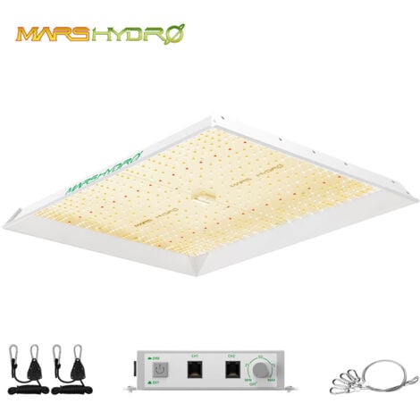 Mars Hydro TSW 2000 Pflanzen Wachstumslicht Vollspektrum Pflanzenlampe LED Lampen Leuchtmittel Wachstumslampen mit hangenden Ketten fur Indoor-Gewachshauser Pflanzen Gemuse Blumen Sukkulenten 120x120x