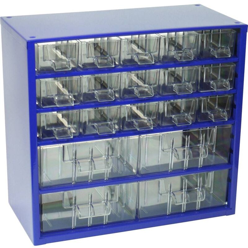 Casier de rangement (l x h x p) 306 x 282 x 155 mm Nombre de compartiments: 19 séparations fixes Contenu 1 - Mars Svratka