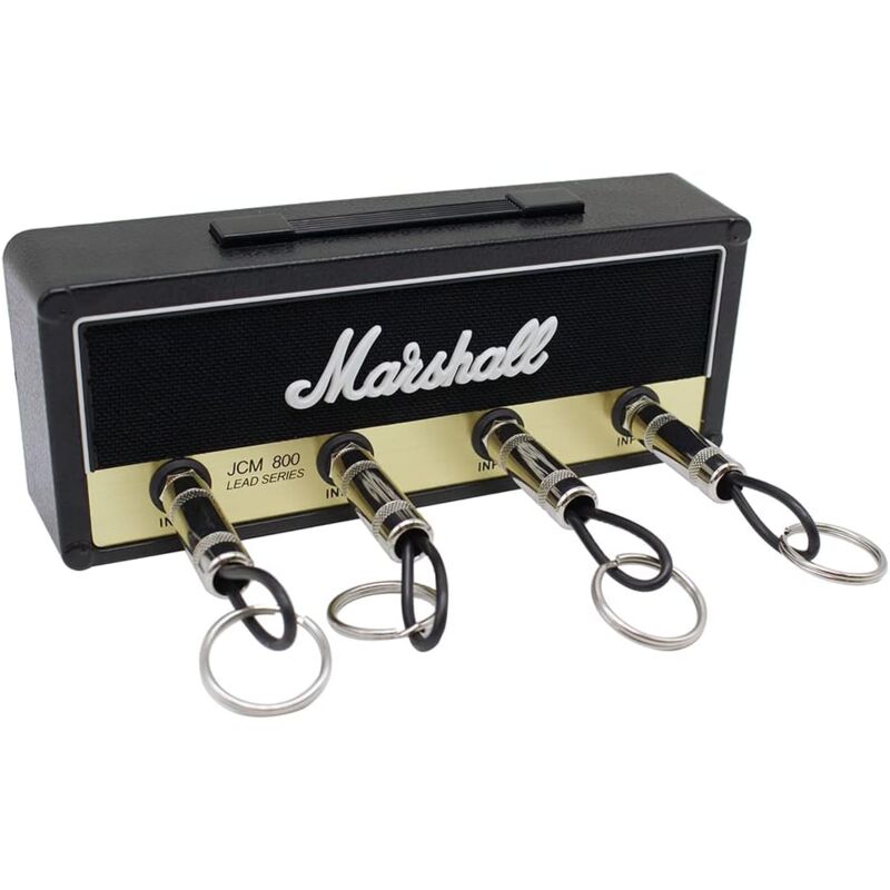 Marshall JCM800 porte-clés mural avec 4 prises pour guitare, taille du produit : 21,54,59cm-Noir, 1pc