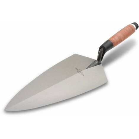 Marshalltown - 11'' Cazzuola per mattonelle 19 l, manico in pelle