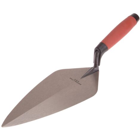 Marshalltown 33-Inch London Pattern Brick Trowel with DuraSoft Handle – 11-Inch Length, 4 7/8-Inch Width, Model M/T3311D