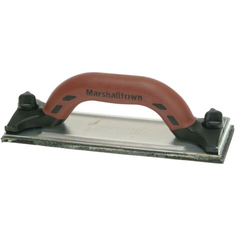 Marshalltown Handheld Sander with DuraSoft Handle and Stable Foam Support for Sandpaper or Soapstone, Drywall Tool