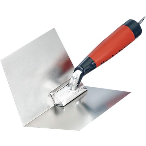 Marshalltown M23D Internal Dry Wall Corner Trowel with DuraSoft® Handle for Precise Corner Finishing