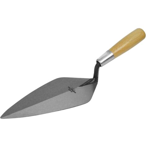 Marshalltown M3313 13-Inch London Pattern Brick Trowel with Wooden Handle