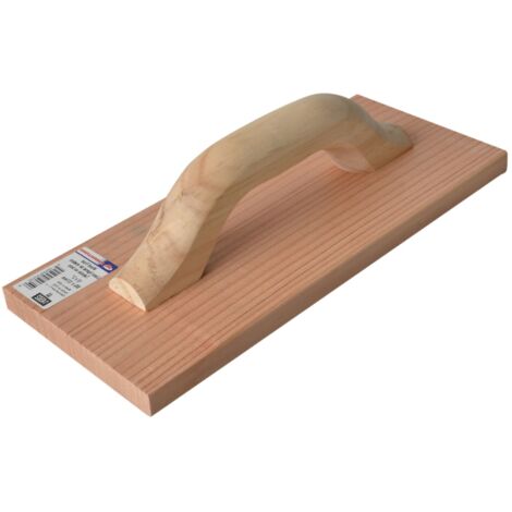 Marshalltown M44 12" x 5" Straight Grain Wood Float for Wall Finishing and Skimming