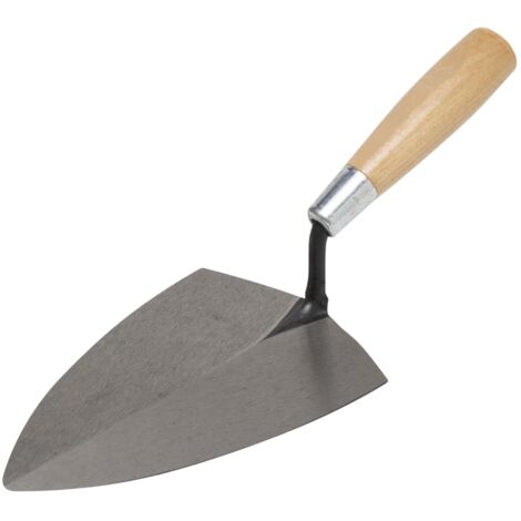Marshalltown M57 7-Inch by 4 3/8-Inch Tile Setter Trowel with Wooden Handle