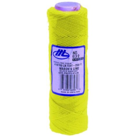 Marshalltown M632 - Cavo per muratore, 8,6 metri, colore: Giallo fluorescente