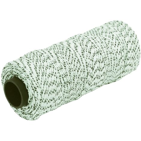 Marshalltown M635 Bonded Nylon Mason's Line, 152m (500ft), Flecked White