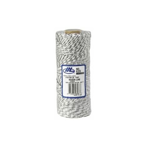Marshalltown M635 Bonded Nylon Mason's Line 152m 500ft Flecked White M/TM635
