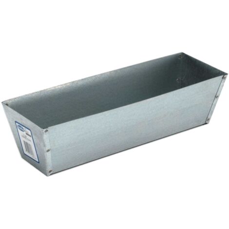 Marshalltown M813 Galvanized Steel Plaster Pan, 12-inch (300mm) for Wall Finishing and Drywall Application