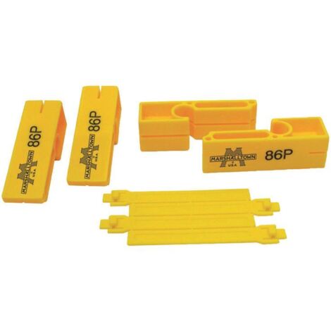 Marshalltown M86P 86P Plastic Line Blocks Pack of 2 for Bricklaying
