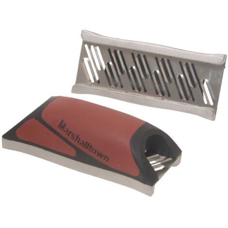 Marshalltown MDR-389 Durasoft® Drywall Rasp with Rails, 140mm (5.1/2 inches) - Durable Hand Tool for Finishing and Smoothing Drywall Surfaces