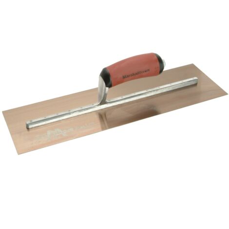 Marshalltown MXS165GD Gold Finishing Trowel with DuraSoft® Handle, 16 x 5 inches