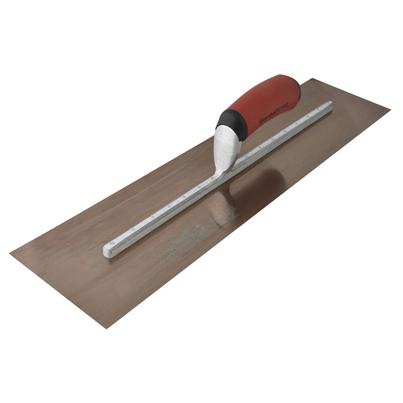 MXS205GD MXS205GD Golden Stainless Steel Finishing Trowel DuraSoft 20 x 5in M/TMXS205GD - Marshalltown