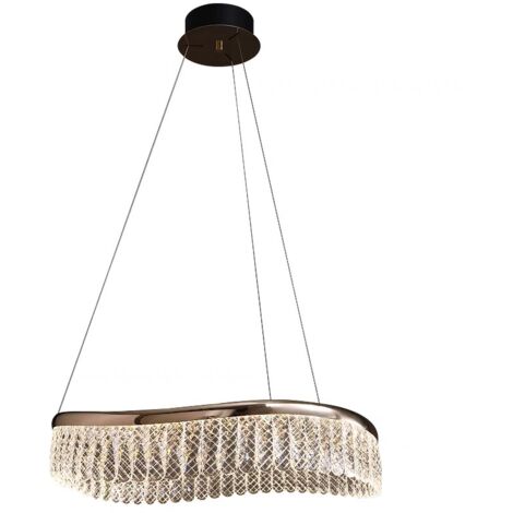 Marsille 80 Lámpara Colgante 80cm 30W LED Oro Blanco 3000K-6000K Moderna