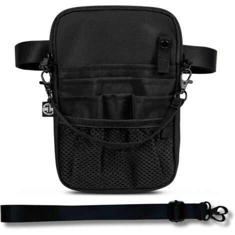 Marsupio da cintura per infermieri 4 in 1 con tasche per attrezzature mediche, porta nastro e comodo spazio per stetoscopi, forbici per bende e forniture di emergenza, adatto per studenti e infermieri