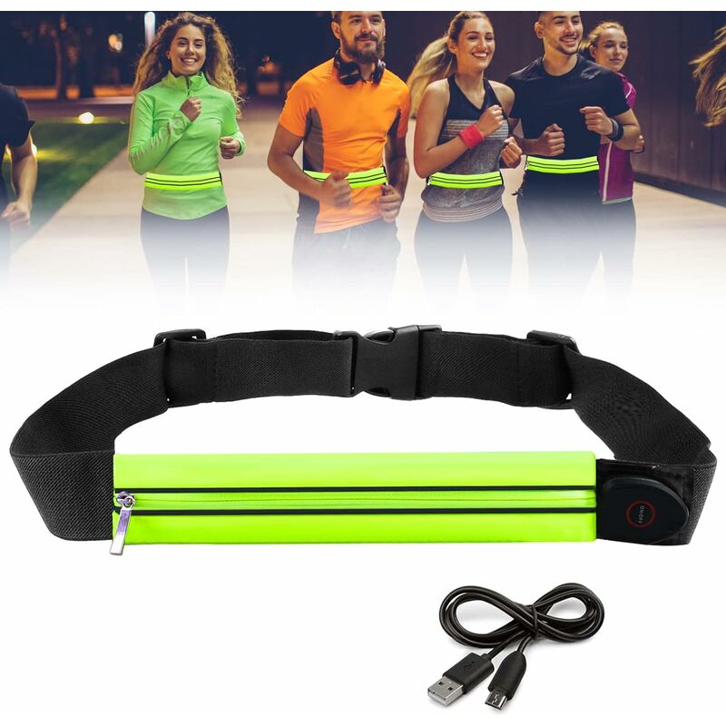 Marsupio riflettente a led - Ricaricabile tramite