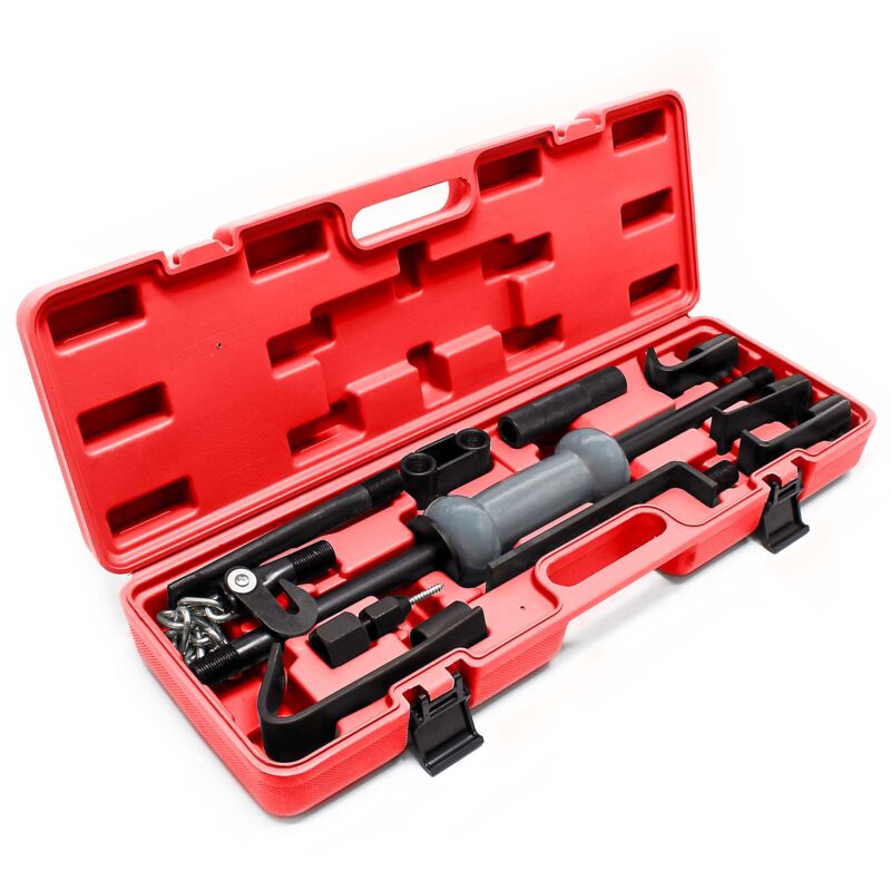 Wiltec - Marteau coulissant universel Débosselage 11 pcs. Marteau coulissant