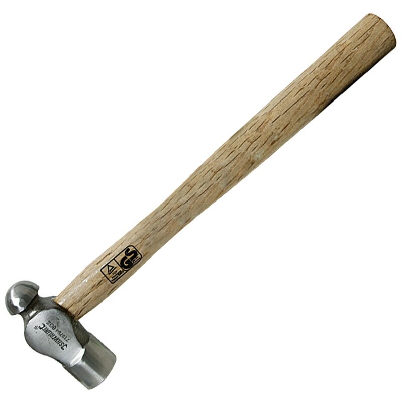 Silverline - marteau à panne ronde manche bois dur 220 g 719794