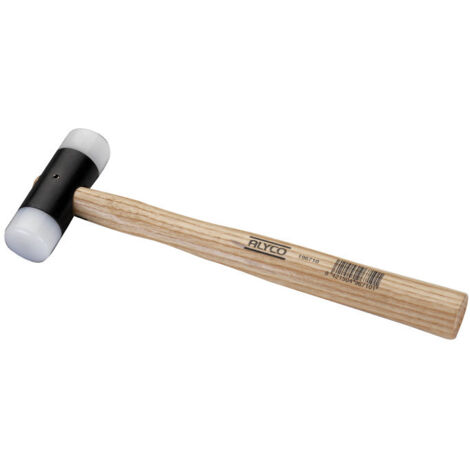 MARTEAU À TÊTES NYLON 28 MM MANCHE BOIS