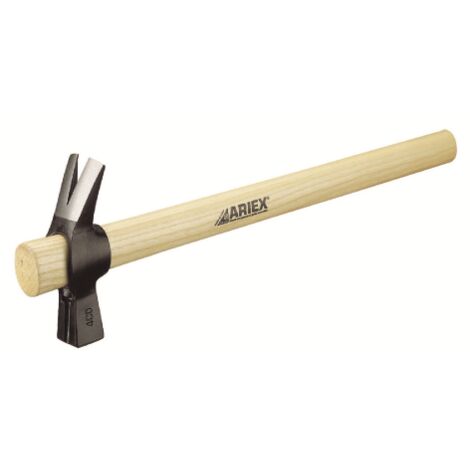 Marteau Ariex pour charpentier en acier C45 poids 300 gr avec manche en bois