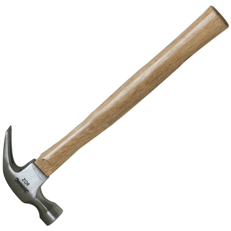 Marteau À Panne Ronde Et Fendue Manche Bois Dur 220 G Silverline Ha03b