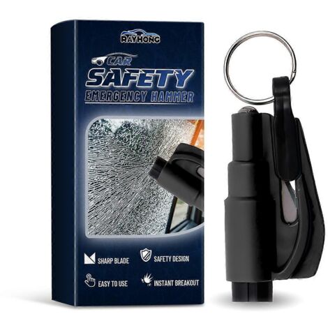 Marteau brise-vitre de voiture, mini marteau pratique pour l'évacuation d'urgence-AquaForge