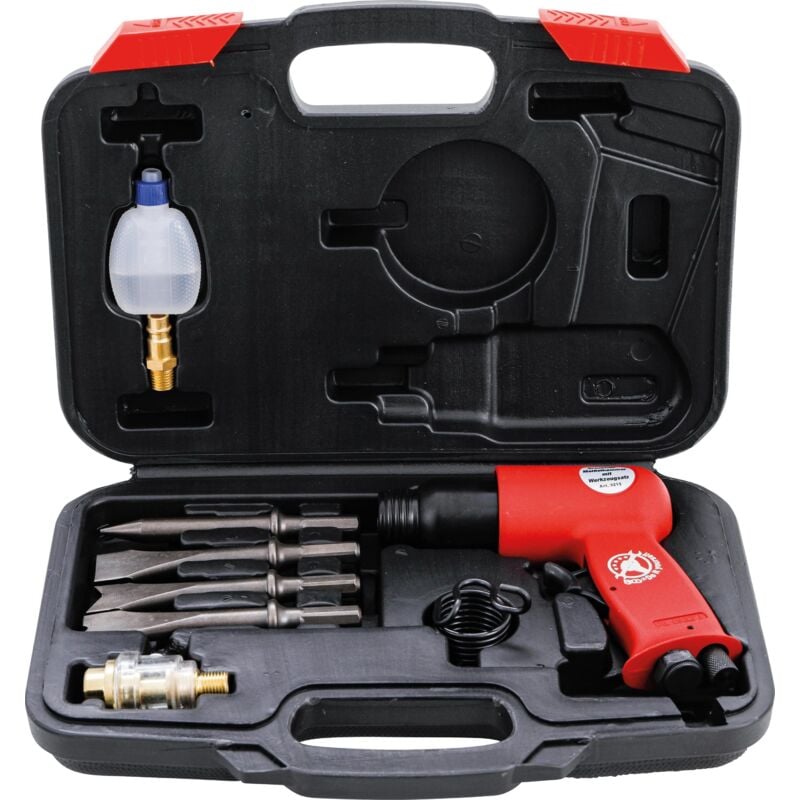 Marteaux-burineurs à air comprimé avec jeu d’outils 8 pièces