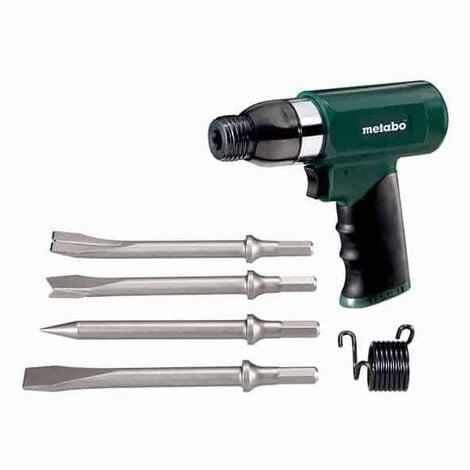 Marteau burineur à air comprimé METABO DMH 30 Set + 4 burins - 6.04115.50