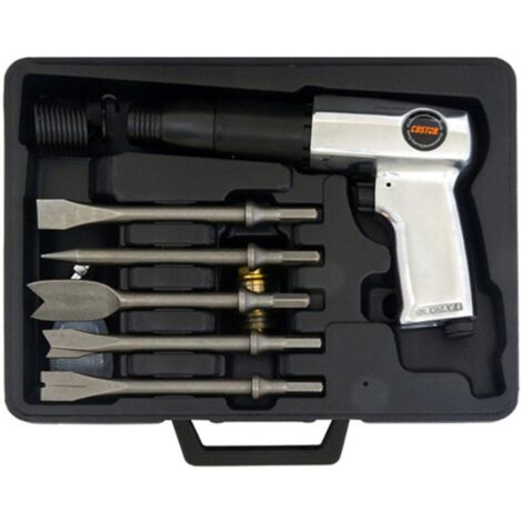 MARTEAU BURINEUR PNEUMATIQUE + 5 BURINS