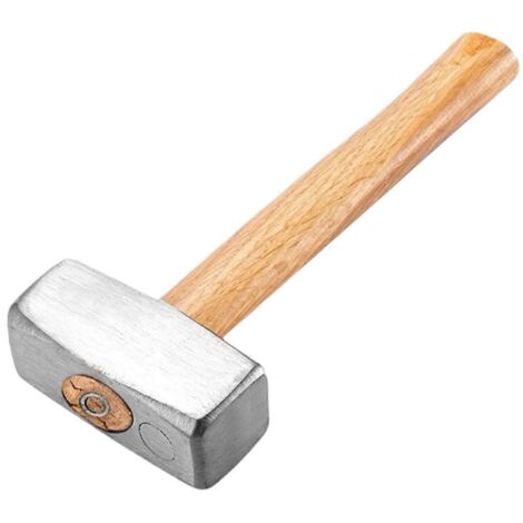 Marteau de 1,4 kg avec manche en bois - Mini marteau en acier à haute teneur en carbone